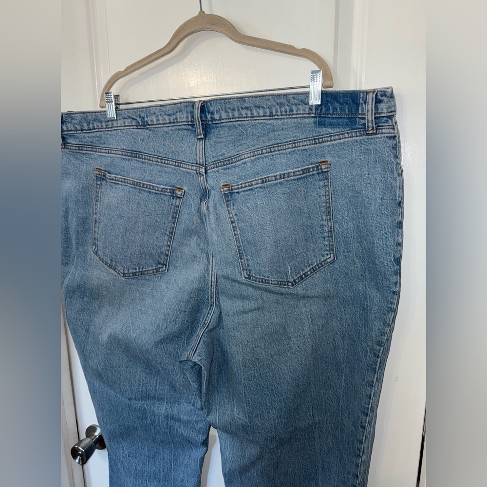 NWT Abercrombie & Fitch Curve Love 90s Straight Ultra HighRise Jeans Size 37/24L - Picture 5 of 7
